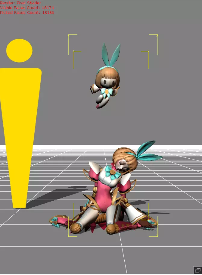 ANGELA Bunnylove Low-poly 3D model_0