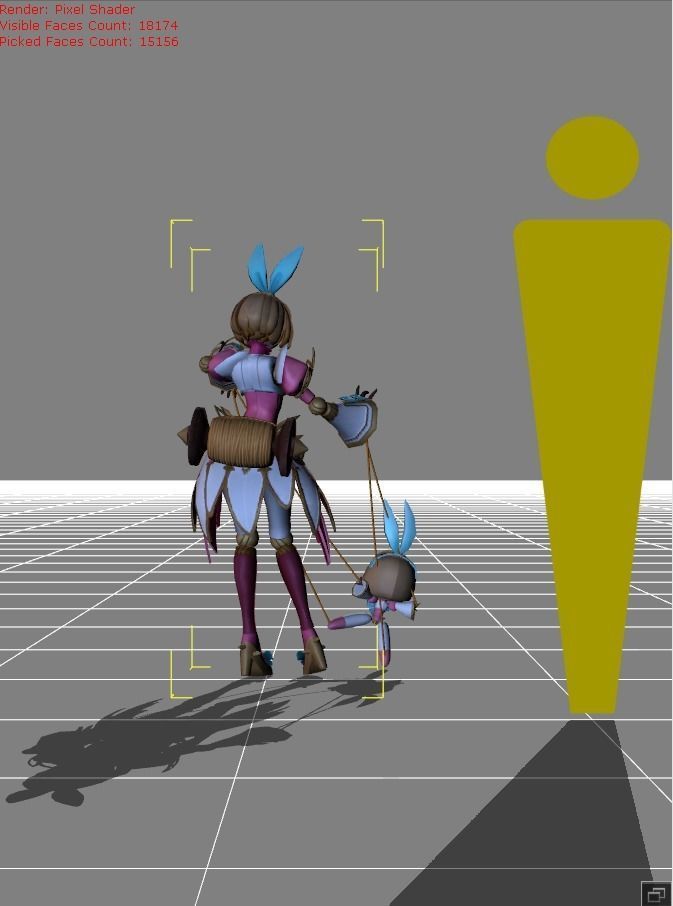 ANGELA Bunnylove Low-poly 3D model_4