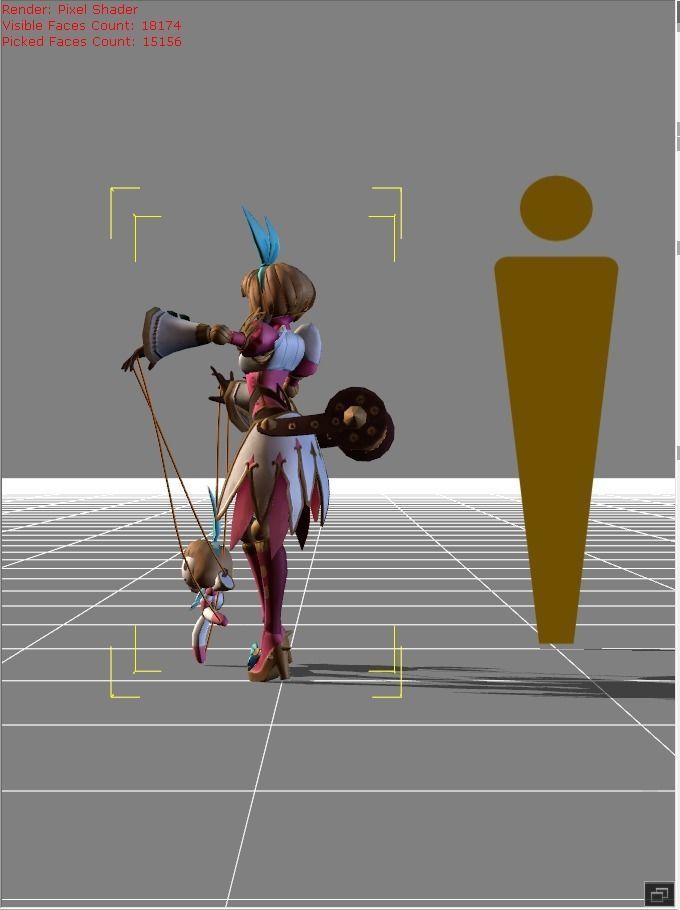 ANGELA Bunnylove Low-poly 3D model_3