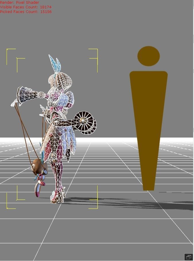 ANGELA Bunnylove Low-poly 3D model_7