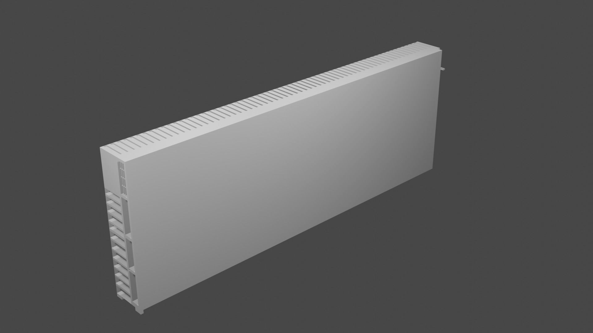 Advanced NVIDIA Tesla A100 80G 3D Design Low-poly 3D model_1