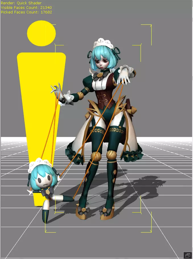 ANGELA Dove AND Love Low-poly 3D model_0