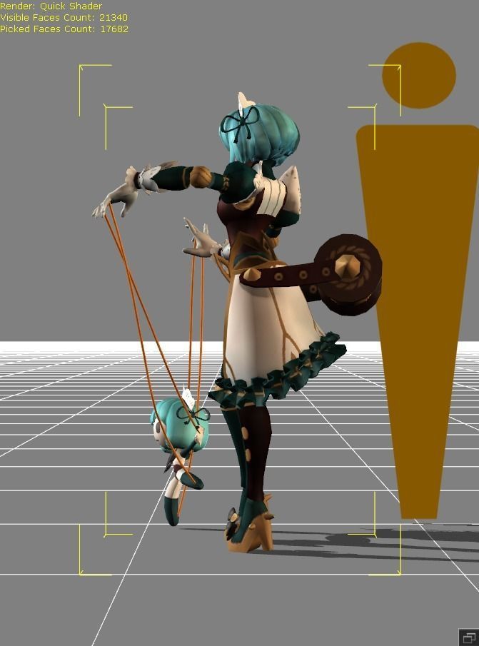 ANGELA Dove AND Love Low-poly 3D model_2