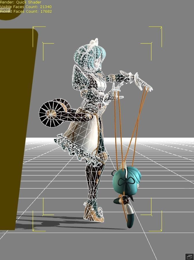 ANGELA Dove AND Love Low-poly 3D model_5