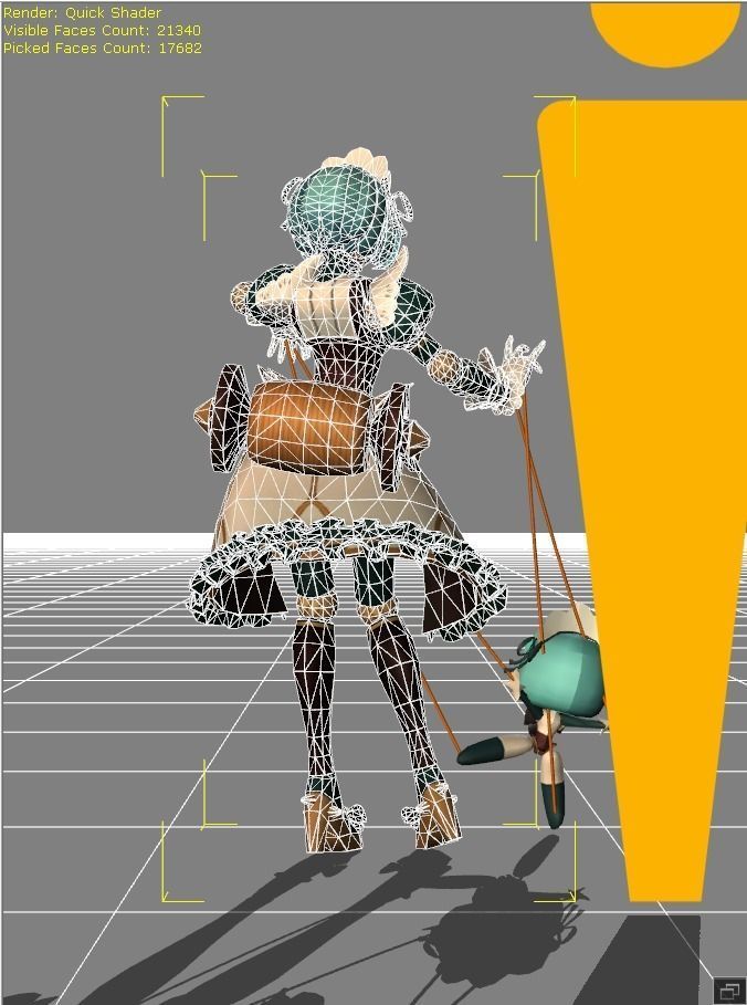 ANGELA Dove AND Love Low-poly 3D model_7