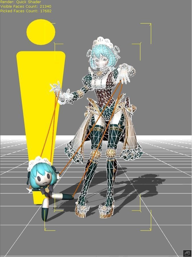 ANGELA Dove AND Love Low-poly 3D model_4