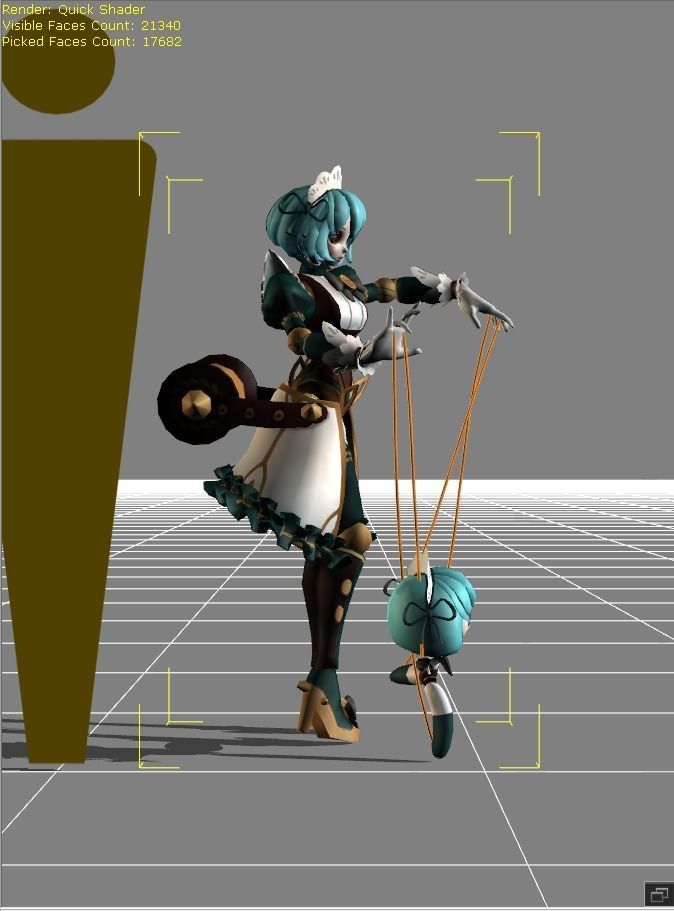 ANGELA Dove AND Love Low-poly 3D model_1