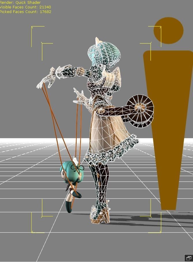 ANGELA Dove AND Love Low-poly 3D model_6