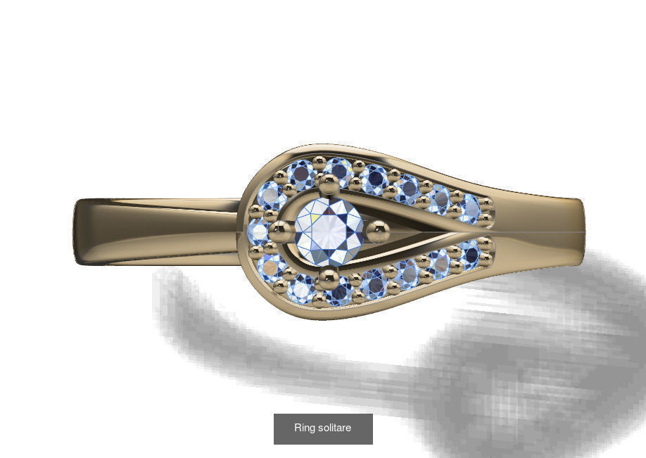 Fashion Rings 3D Model Collection_2