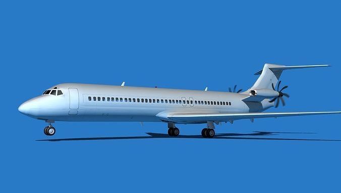 Boeing 7X7-1 Jet Fan V100 3D model