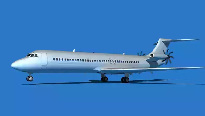 Boeing 7X7-1 Jet Fan V100 3D model