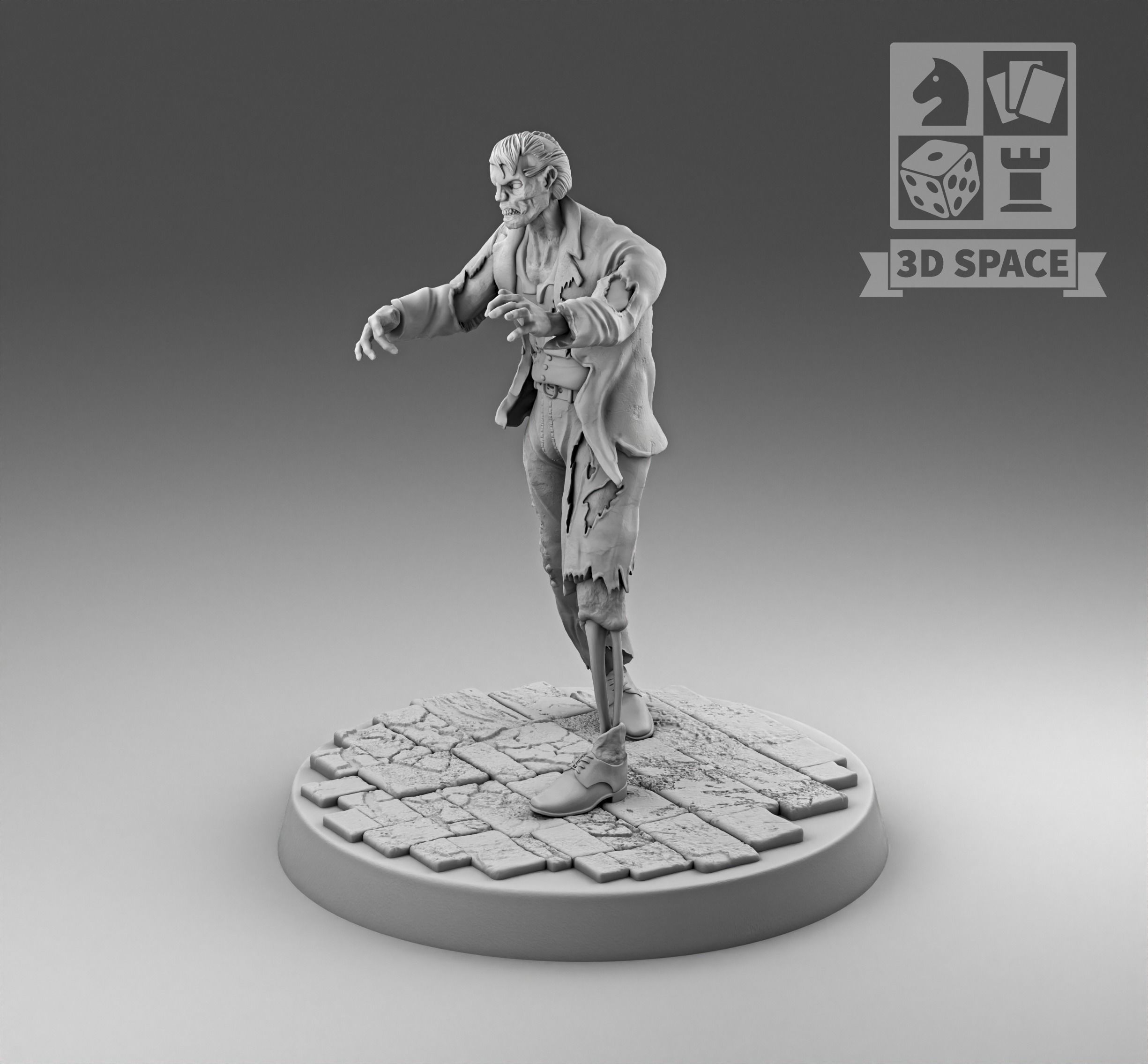 Apocalypse Zombie Suit 3D print model_1