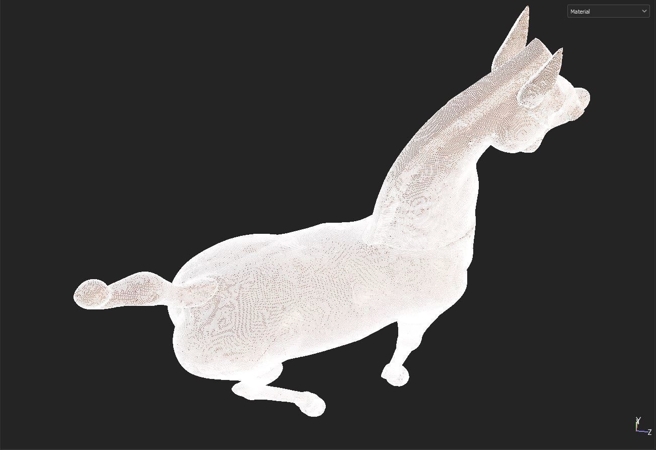 Wooden Horse 3D model_7