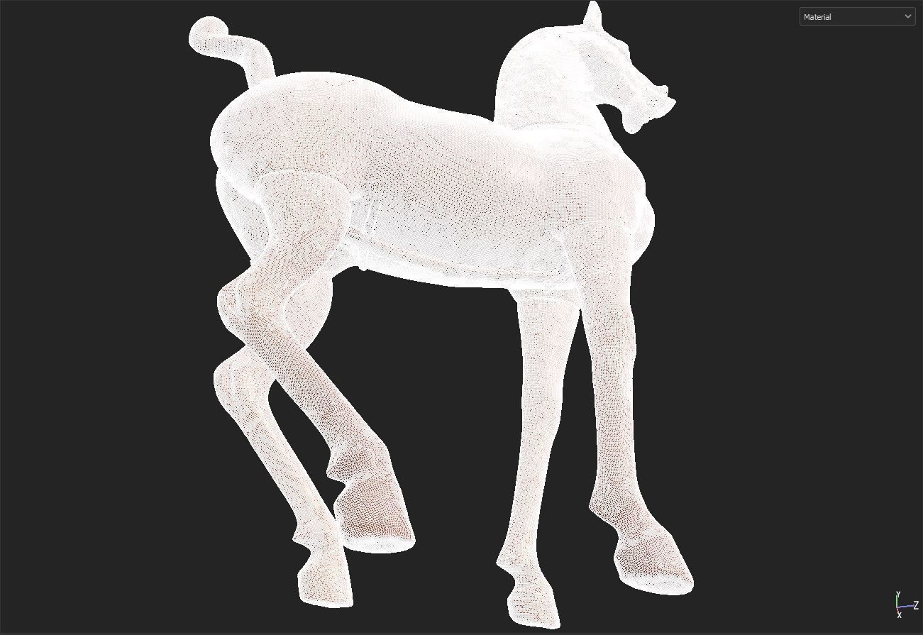 Wooden Horse 3D model_8