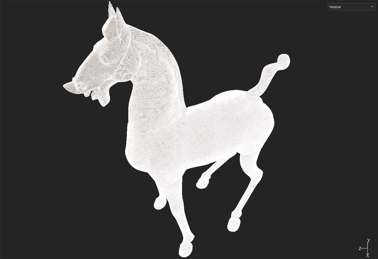 Wooden Horse 3D model_5