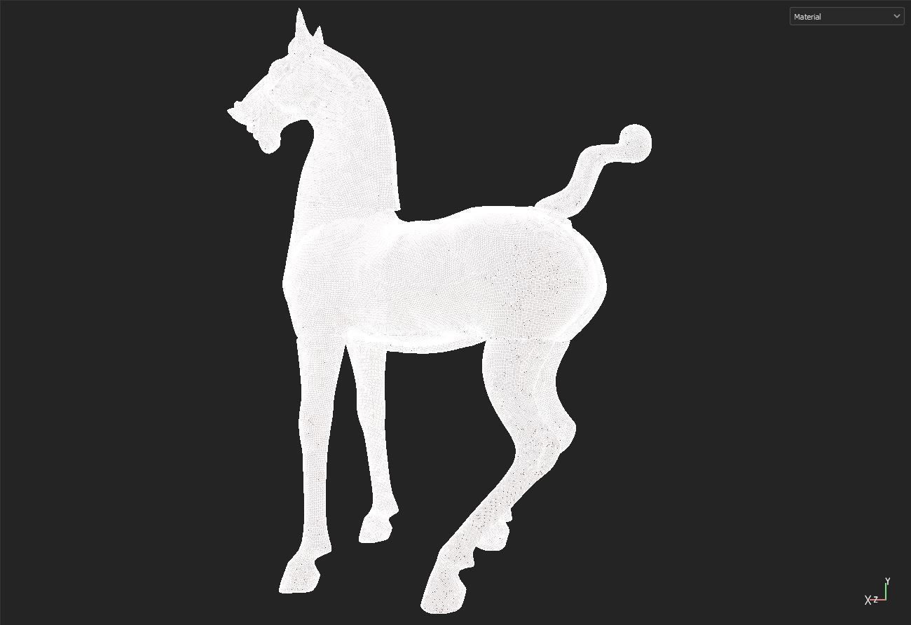 Wooden Horse 3D model_6