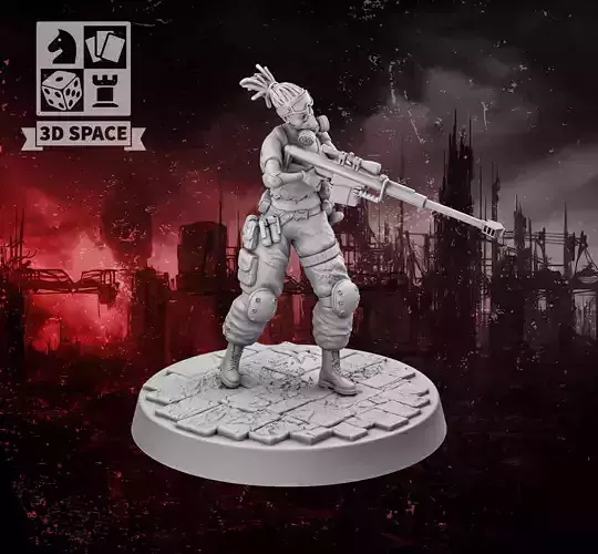 Apocalypse Survivor 6 3D print model