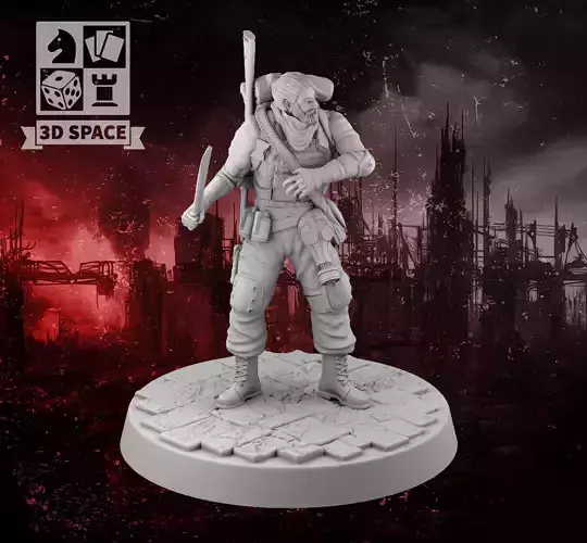 Apocalypse Survivor 2 3D print model