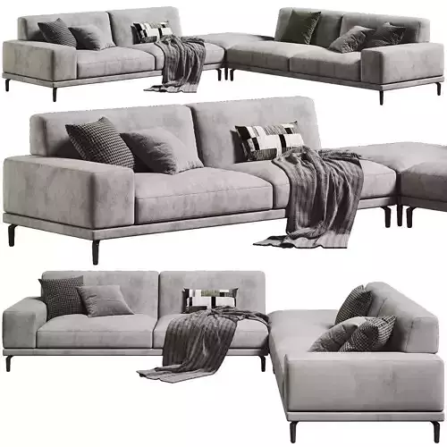 Ditre Blake L Shaped Sofa