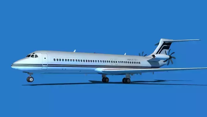 Boeing 7X7-1 Jet Fan V104 3D model