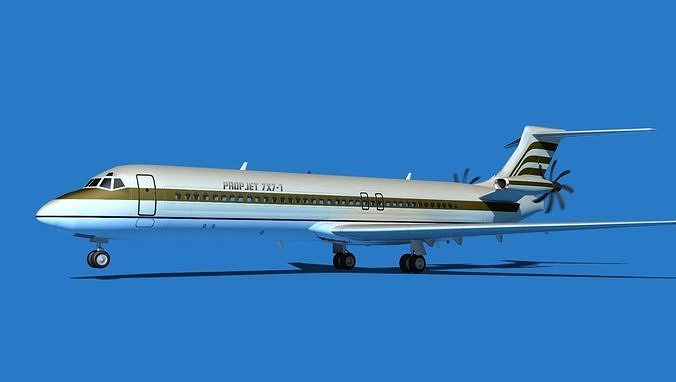 Boeing 7X7-1 Jet Fan V106 3D model