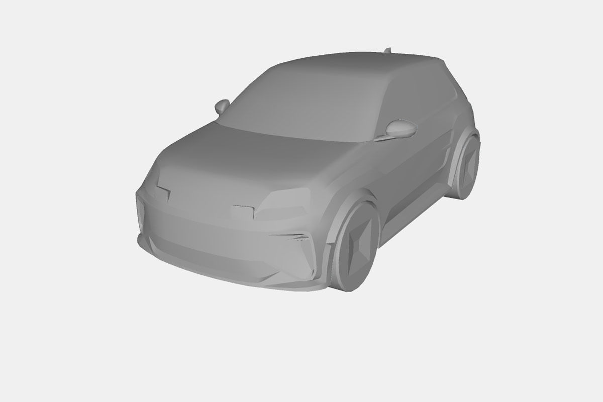 Alpine A290 2025 Low-poly 3D model_20