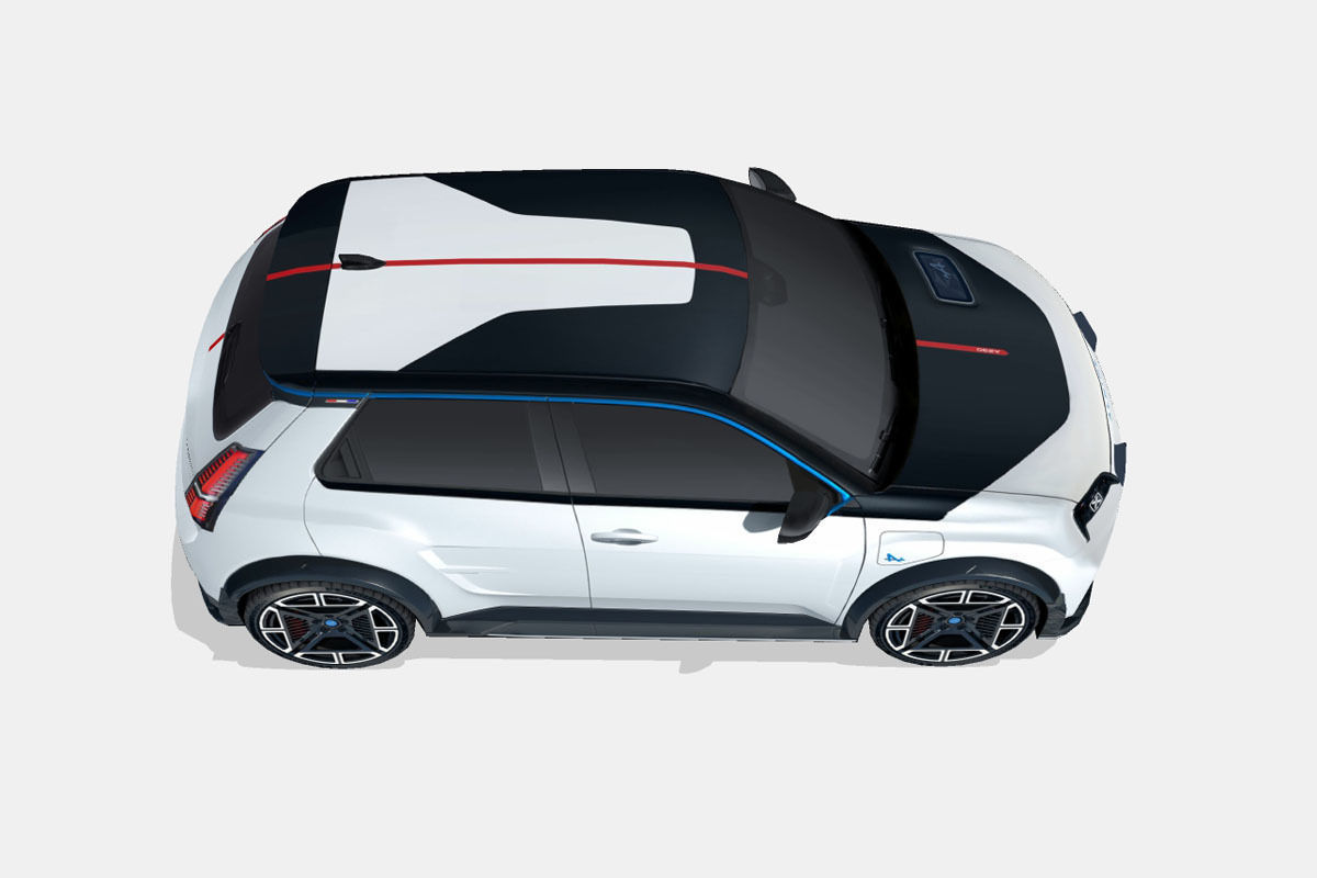 Alpine A290 2025 Low-poly 3D model_13