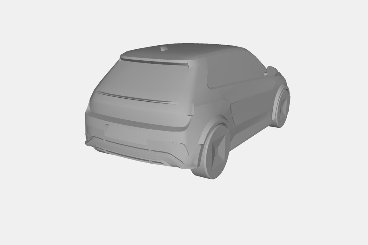 Alpine A290 2025 Low-poly 3D model_21