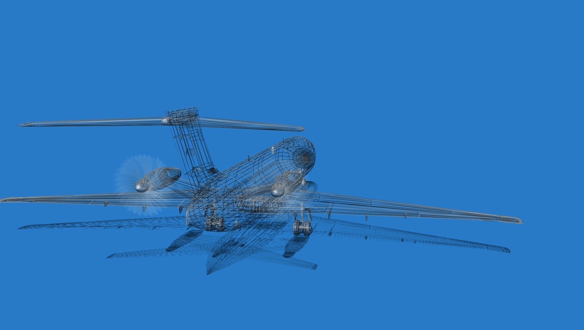 Boeing 7X7-1 Jet Fan V107 3D model_15