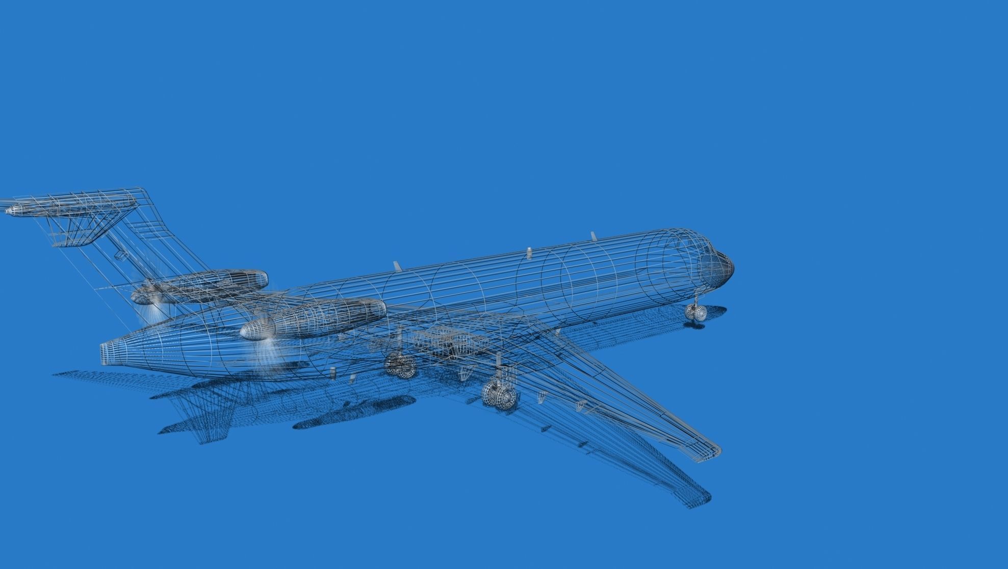 Boeing 7X7-1 Jet Fan V107 3D model_16