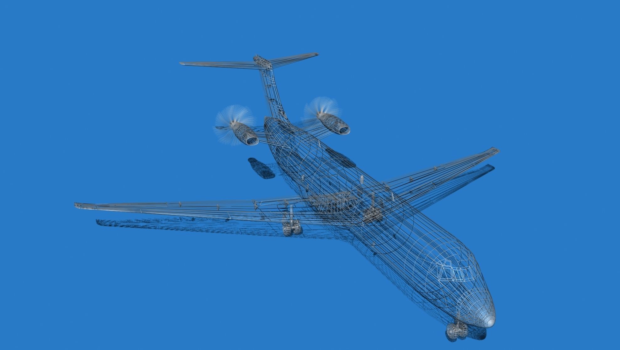 Boeing 7X7-1 Jet Fan V107 3D model_19