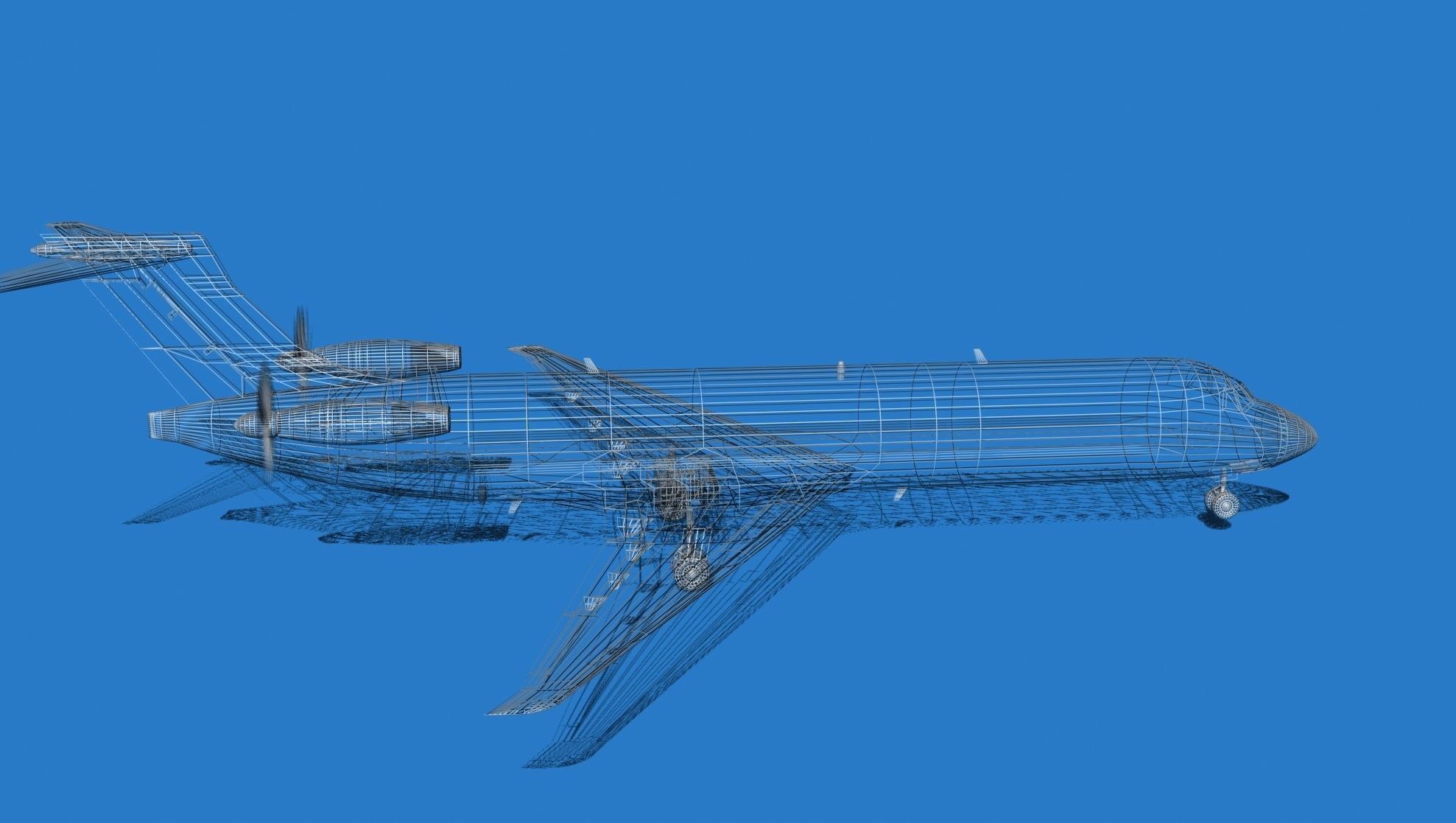 Boeing 7X7-1 Jet Fan V107 3D model_17