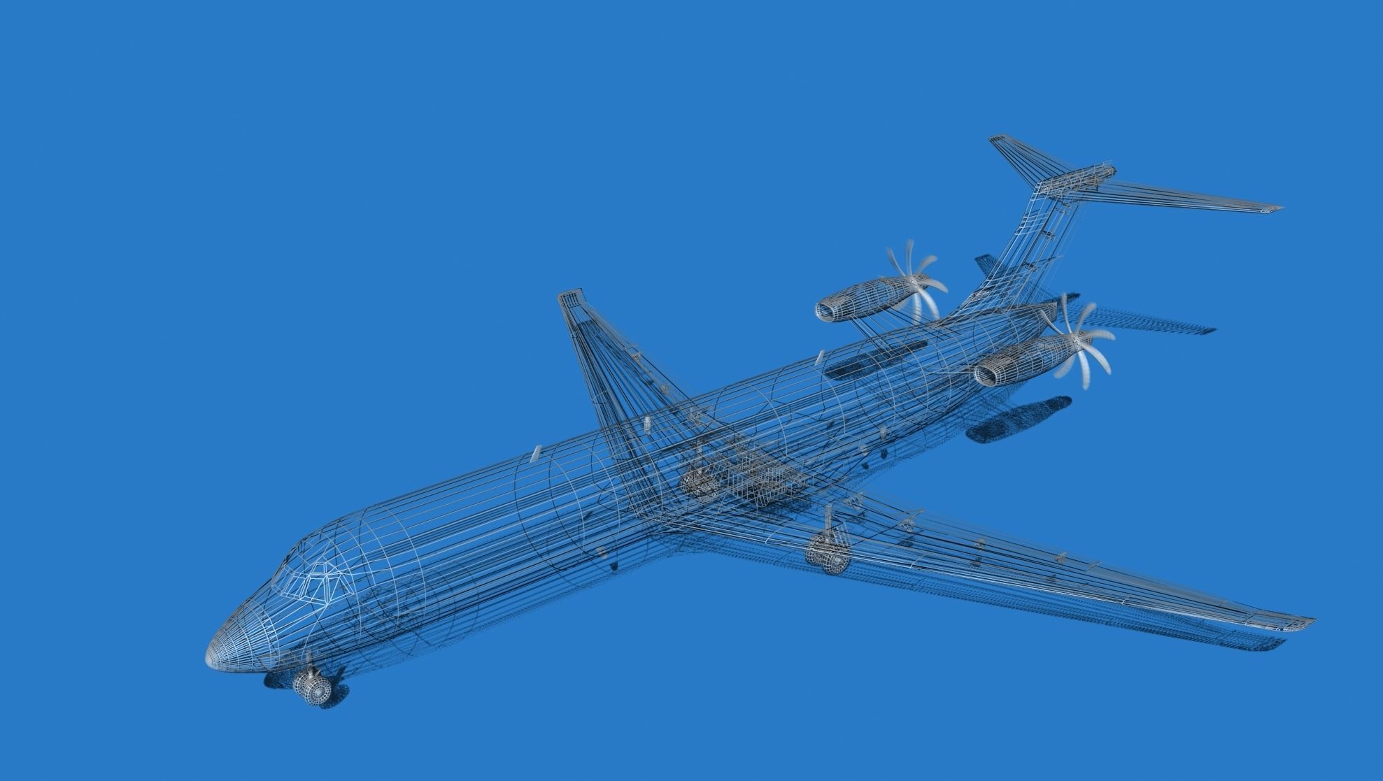 Boeing 7X7-1 Jet Fan V107 3D model_21