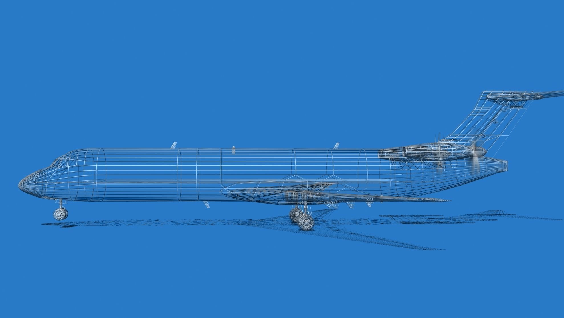 Boeing 7X7-1 Jet Fan V107 3D model_12