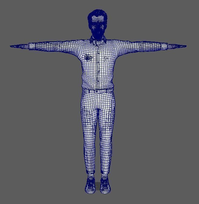 Chris Evans 3D Model - Hyper Realistic - Low Poly Low-poly 3D model_21