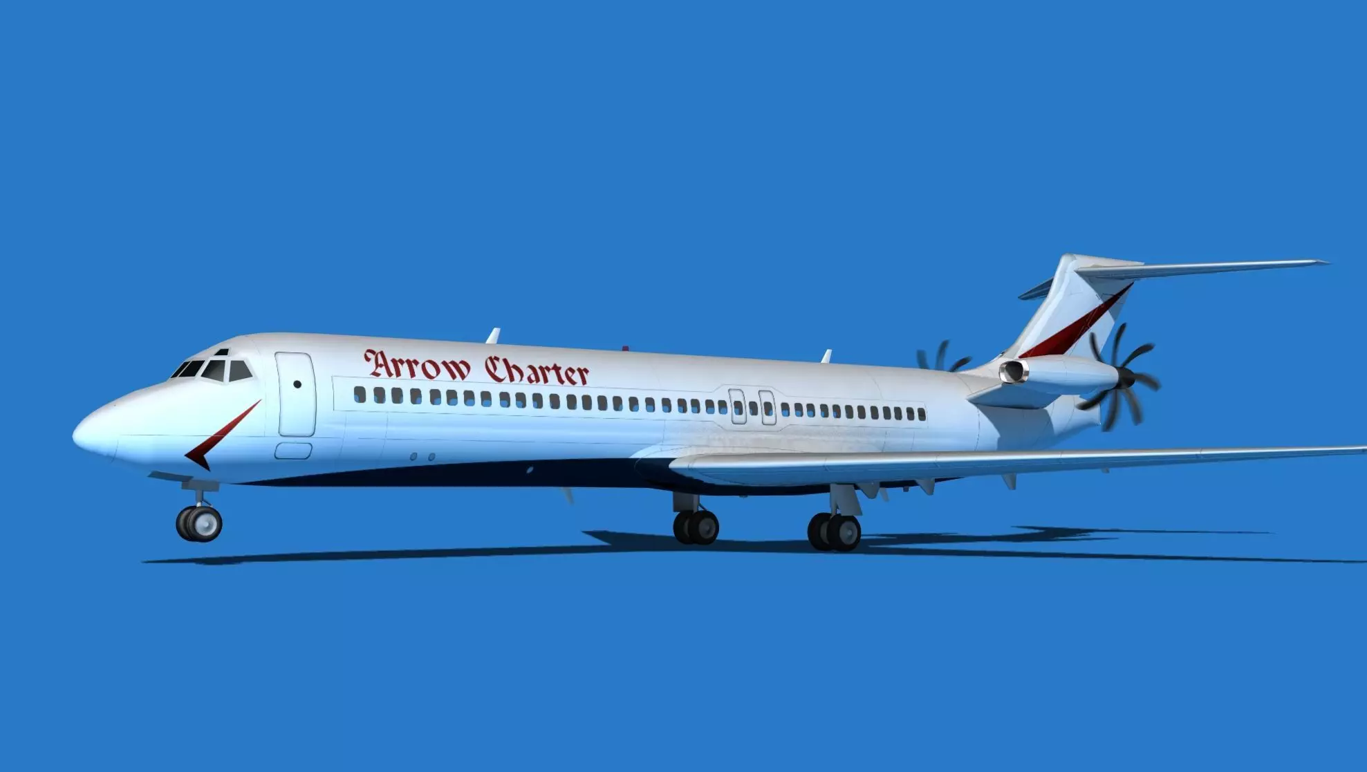 Boeing 7X7-1 Jet Fan V109 3D model