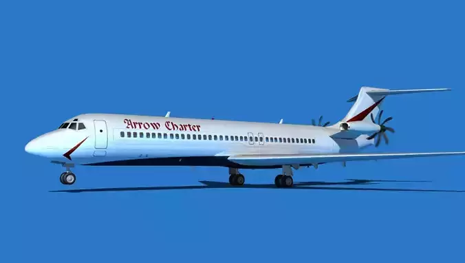 Boeing 7X7-1 Jet Fan V109 3D model