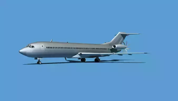 Boeing 7X7-2 Jet Fan V200 3D model