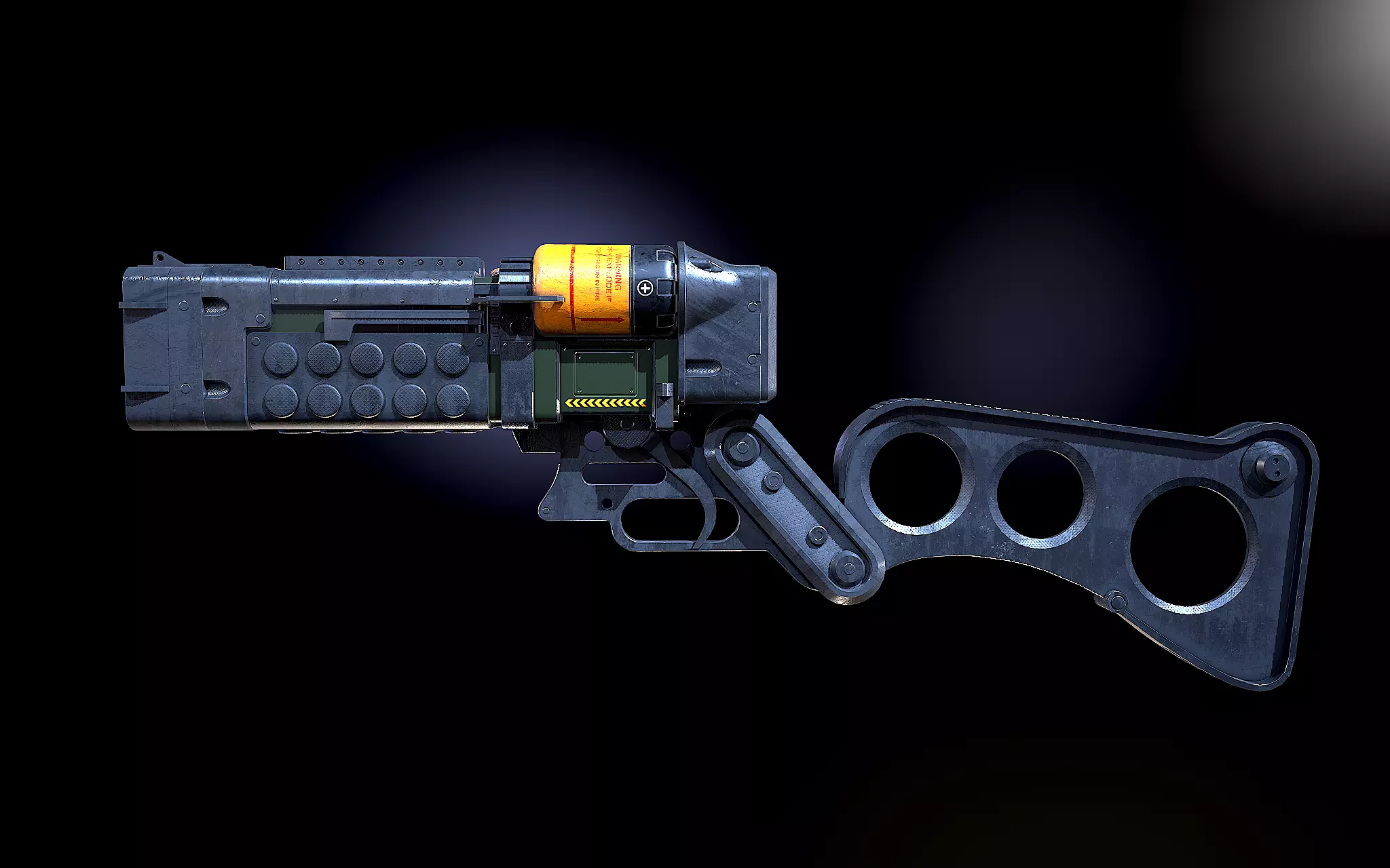 Laser pistols Fallout 3D model