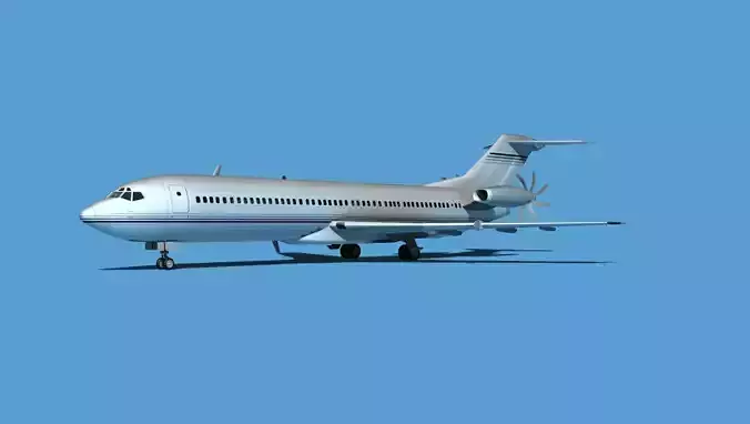 Boeing 7X7-2 Jet Fan V202 3D model