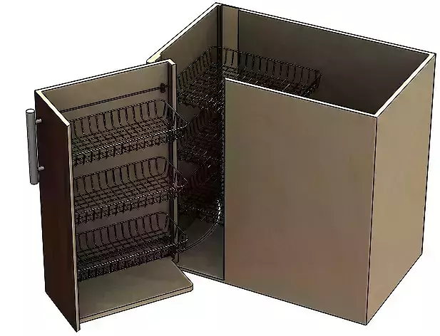 Kitchen Corner Unit - Mechanism