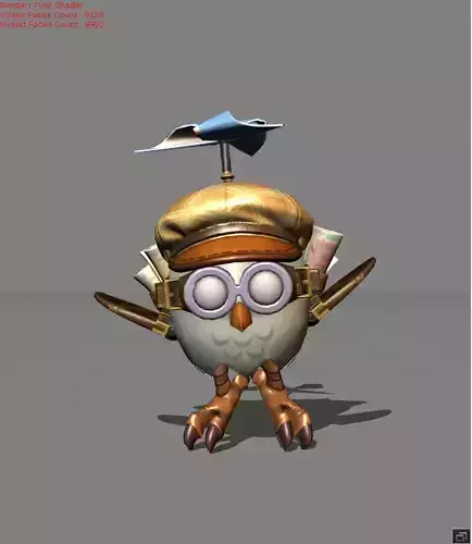 DIGGIE Circus Clown Low-poly 3D model