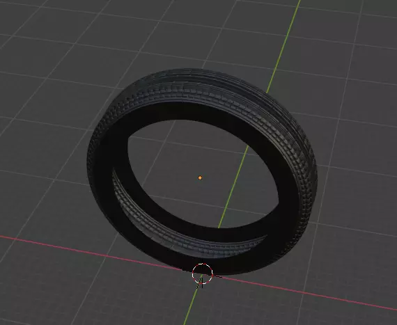 High-Quality Tire Model 3D model_0