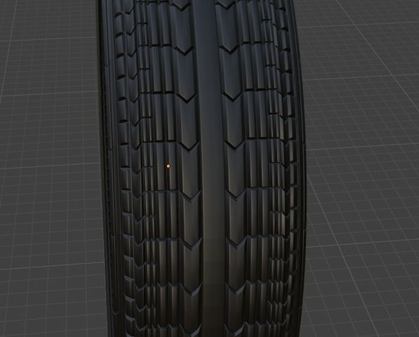High-Quality Tire Model 3D model_2