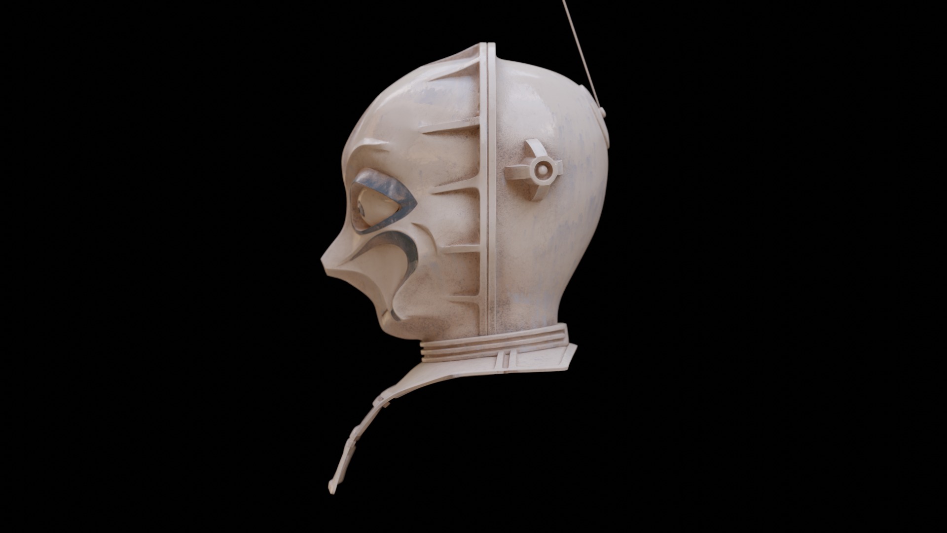 Star Wars CZ-3 Droid Inspired Full Size Bust 3D print model_8