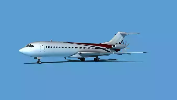 Boeing 7X7-2 Jet Fan V204 3D model
