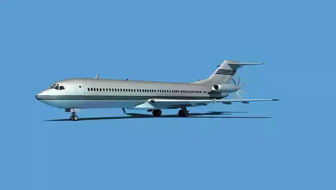 Boeing 7X7-2 Jet Fan V205 3D model