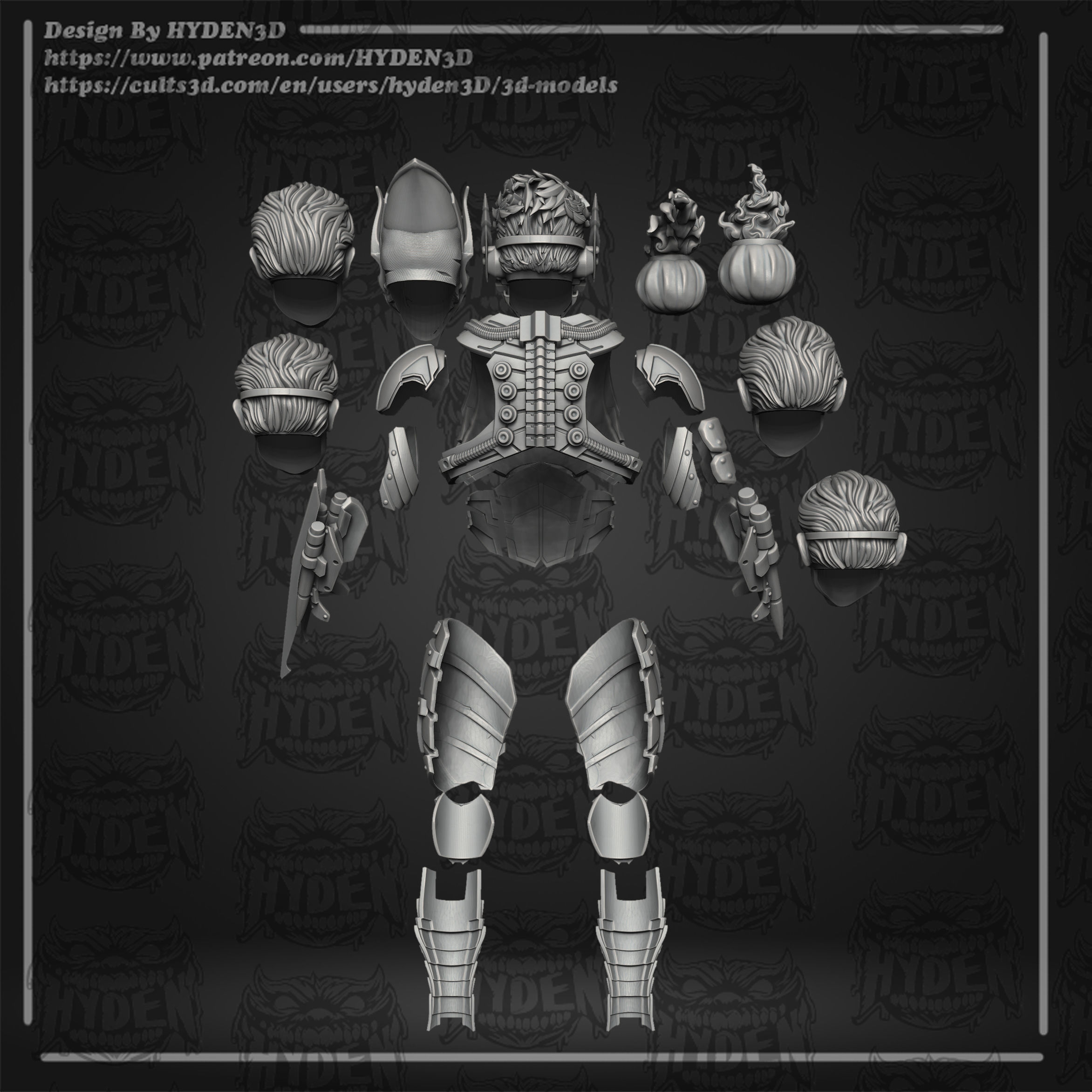 GREEN GOBLIN ARMOR  3D print model_1