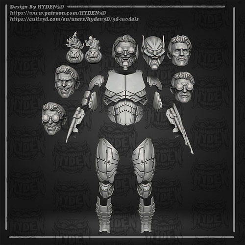 GREEN GOBLIN ARMOR  3D print model