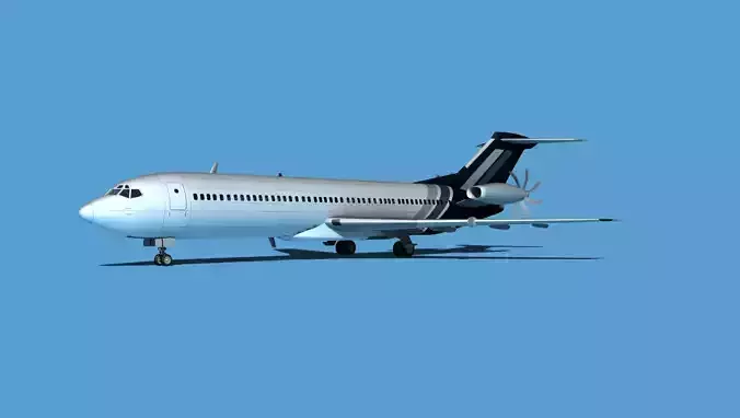 Boeing 7X7-2 Jet Fan V206 3D model